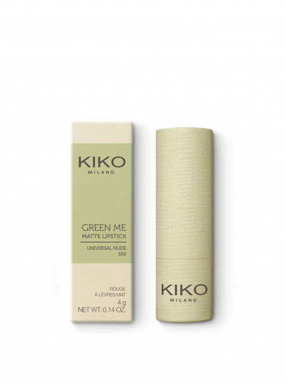 KIKO MILANO ­Матова помада для губ GREEN ME модель KM000000059100B — фото - INTERTOP