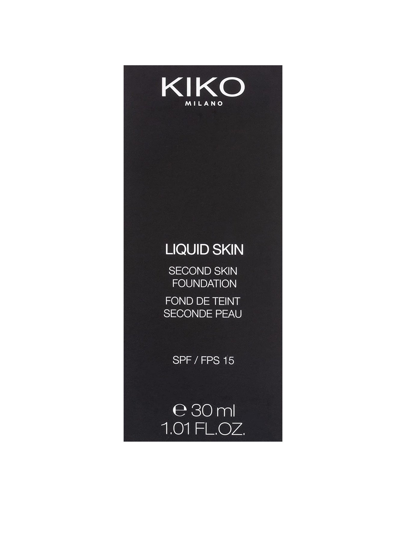 Тональная основа SPF 15 Liquid Skin Second Skin Foundation KIKO MILANO модель KM0010111101044 Фото