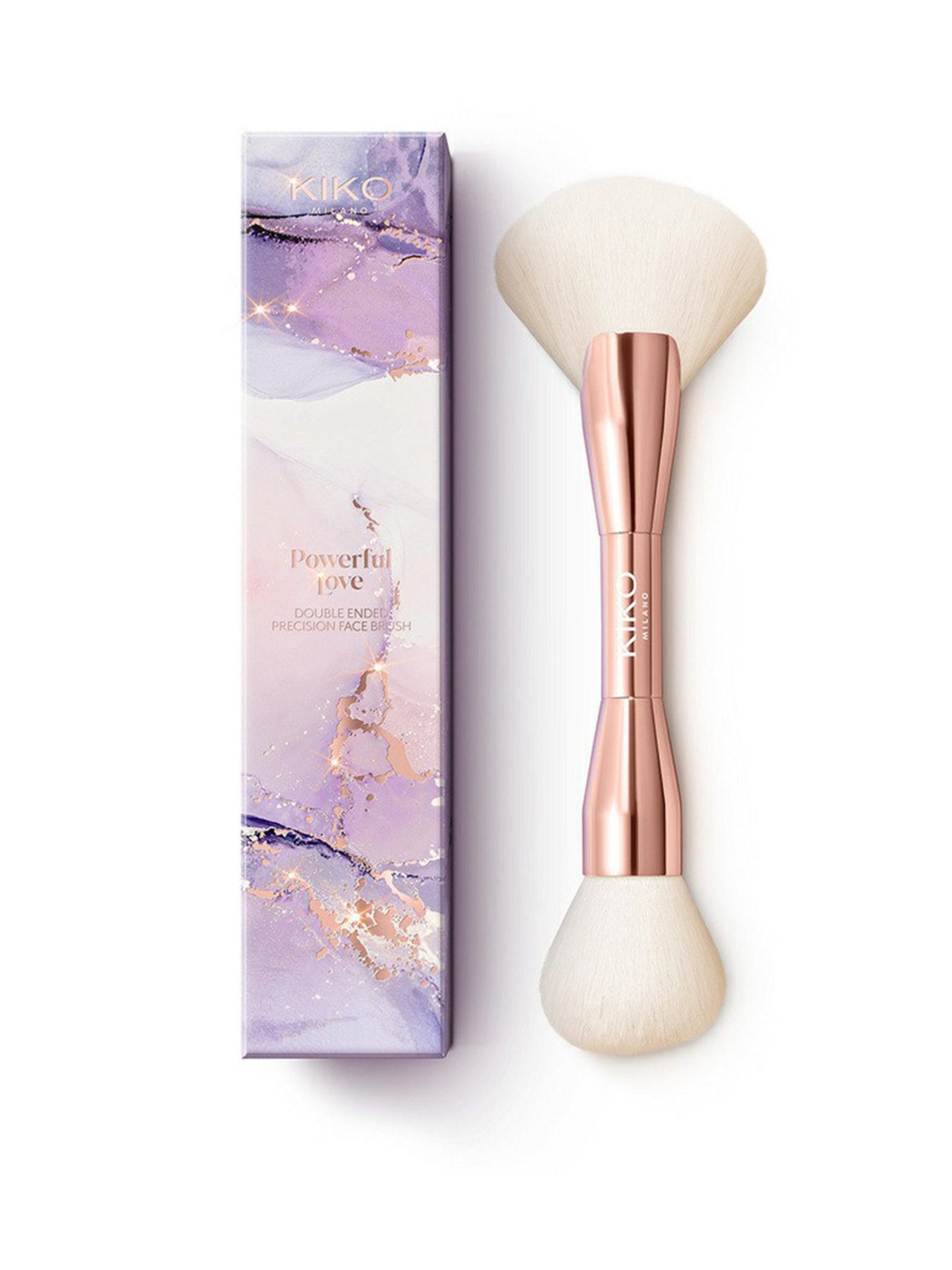 Двойная кисть для лица POWERFUL LOVE KIKO MILANO модель KC000000667001B Двойная кисть для лица POWERFUL LOVE KIKO MILANO модель KC000000667001B Фото