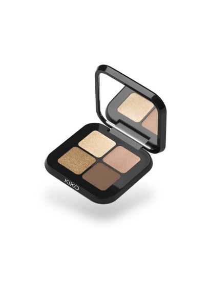 KIKO MILANO ­Палетка тіней Bright Quartet Eyeshadow Palette модель KM000000307001B — фото - INTERTOP