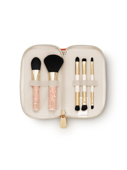 KIKO MILANO ­Набір пензликів для макіяжу Travel in Italian Style Brush Set модель KA000000120001B — фото - INTERTOP