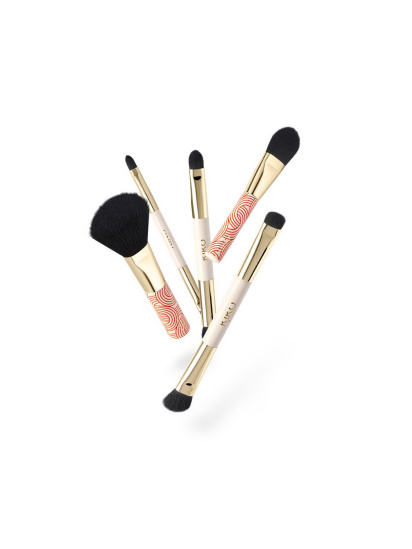 KIKO MILANO ­Набір пензликів для макіяжу Travel in Italian Style Brush Set модель KA000000120001B — фото 3 - INTERTOP