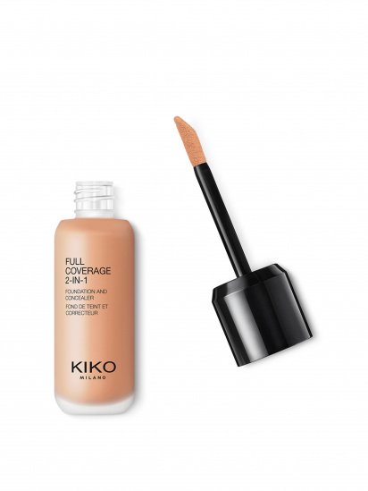 KIKO MILANO ­Тональна основа & консилер 2в1 Full Coverage 2-in-1 Foundation & Concealer модель KM0010111000544 — фото - INTERTOP