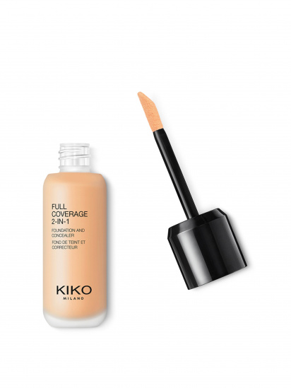 KIKO MILANO ­Тональна основа & консилер 2в1 Full Coverage 2-in-1 Foundation & Concealer модель KM0010111000644 — фото - INTERTOP