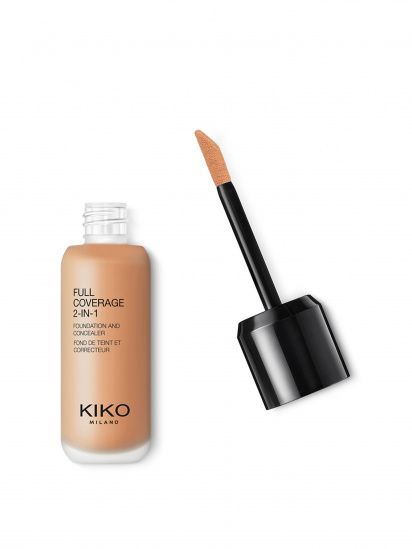 KIKO MILANO ­Тональна основа & консилер 2в1 Full Coverage 2-in-1 Foundation & Concealer модель KM0010111001144 — фото - INTERTOP