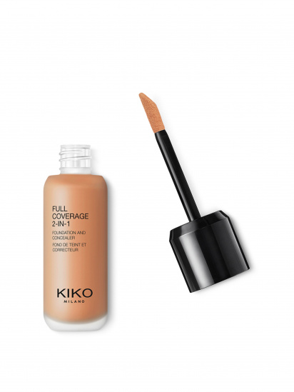 KIKO MILANO ­Тональна основа & консилер 2в1 Full Coverage 2-in-1 Foundation & Concealer модель KM0010111001244 — фото - INTERTOP