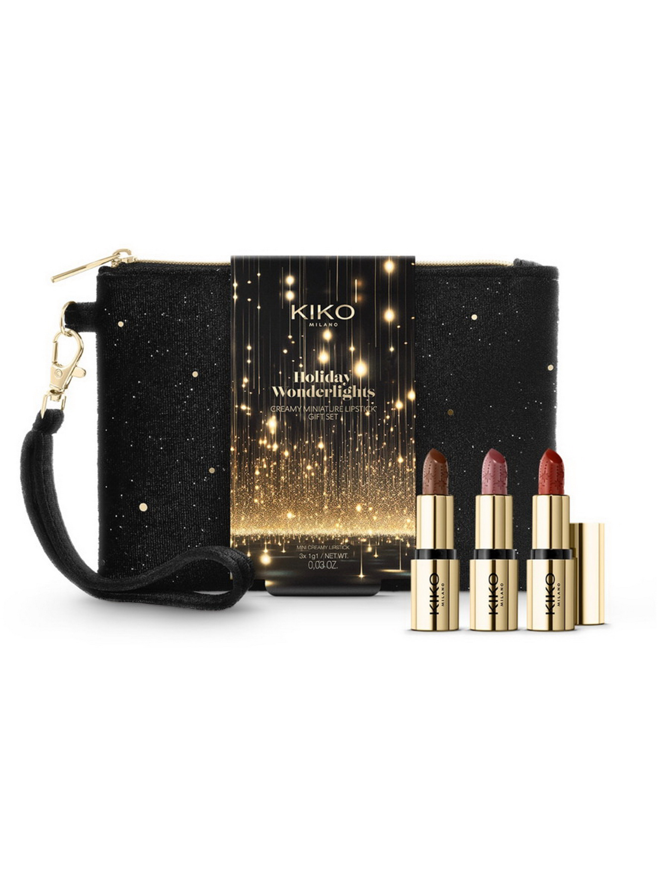 Набор мини помад Holiday Wonderlights Creamy Miniature Lipstick Gift Set KIKO MILANO модель KC000000984001B Фото