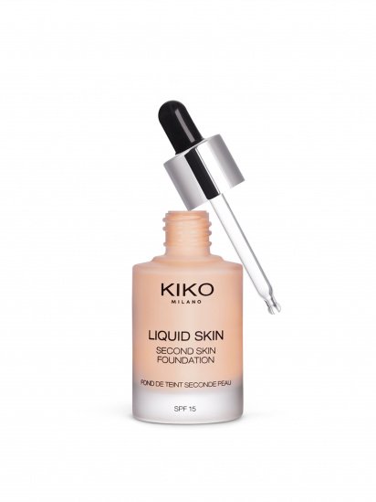 KIKO MILANO ­Тональна основа SPF 15 Liquid Skin Second Skin Foundation модель KM0010110700544 — фото - INTERTOP