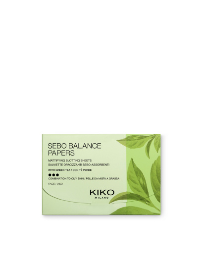 KIKO MILANO ­Матуючі серветки Sebo Balance Papers Mattifying Blotting Sheets модель KS000000166001B - фото