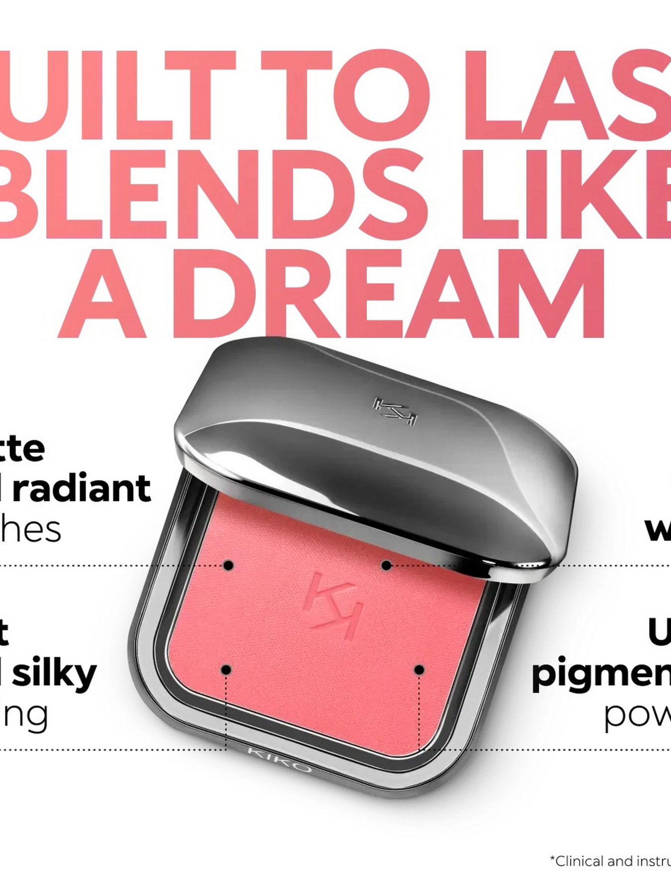 Румяна Unlimited Blush KIKO MILANO модель KM000000643010B Фото