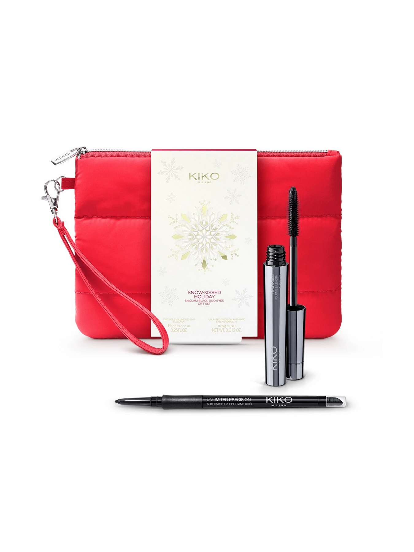 Набор для макияжа глаз Snow-Kissed Holiday Skiglam Black Duo Eyes Gift Set KIKO MILANO модель KC000001177001B Фото