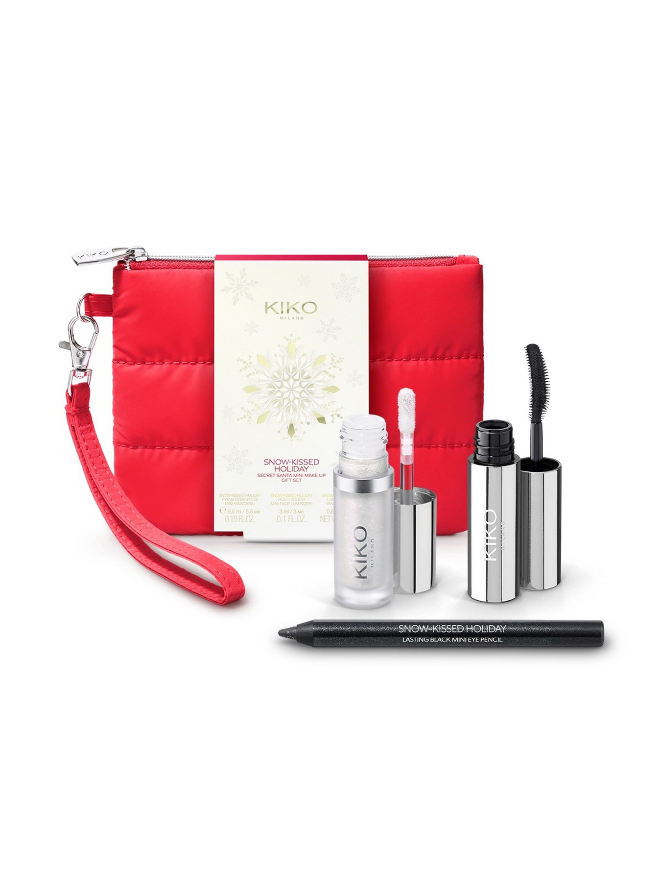 Набор для макияжа Snow-Kissed Holiday Secret Santa Mini Make Up Gift Set KIKO MILANO модель KC000001184001B Фото