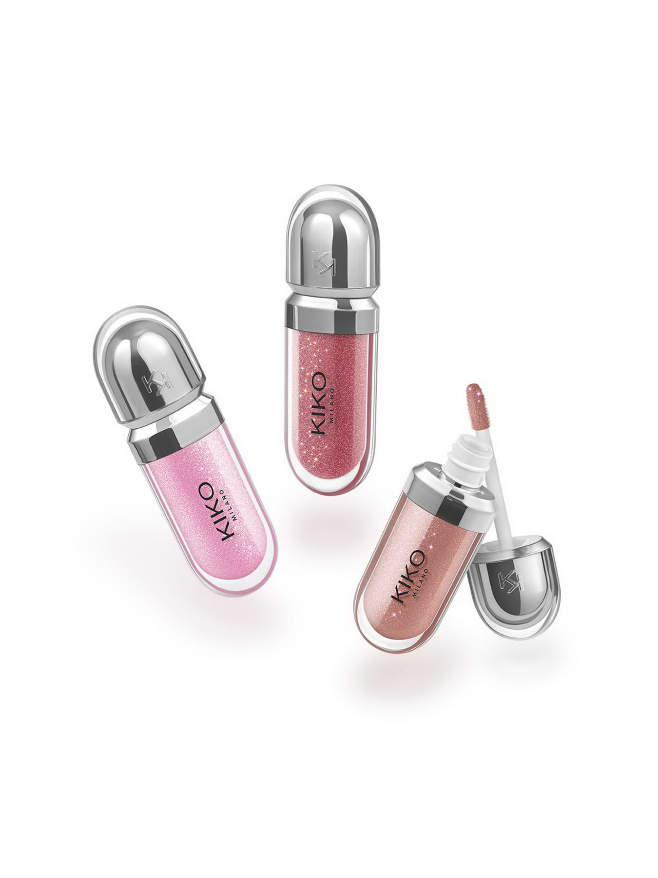 Набор мини-блесков для губ Glossy Lip Set Mini KIKO MILANO модель KM000000962001B Фото
