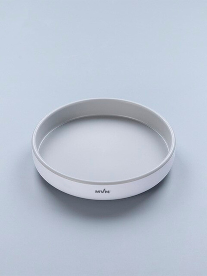 MBM MY HOME ­Підставка з обертом 360° Lazy Susan біла з сірим модель KP-11 WHITE/GRAY — фото 6 - INTERTOP