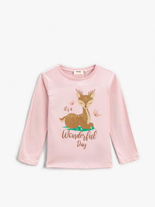 Лонгслив Koton модель 3WKG10060AK274 Фото