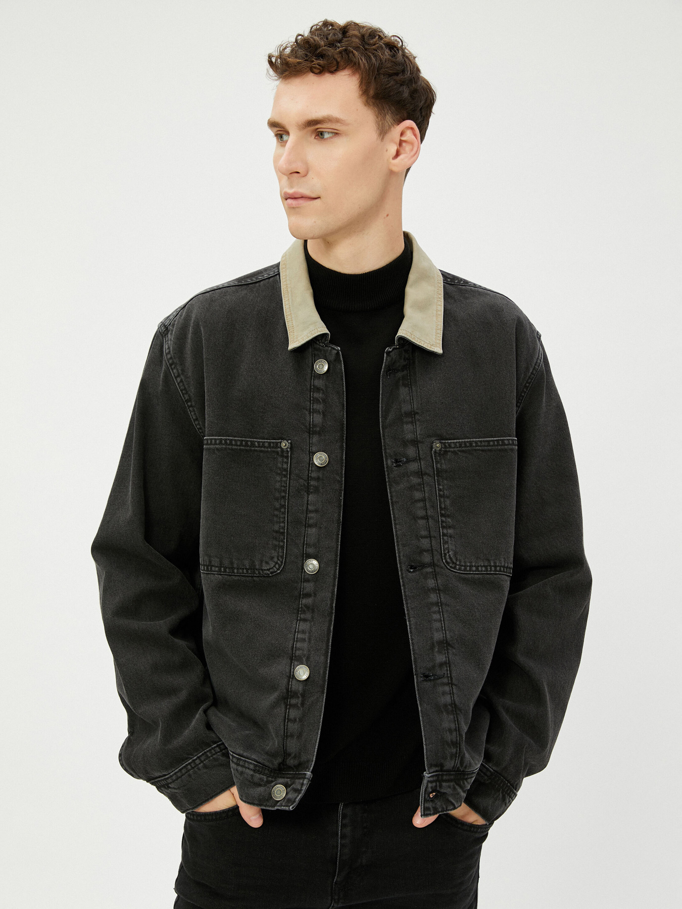 Джинсовая куртка Koton модель 4WAM50008ND999 Фото