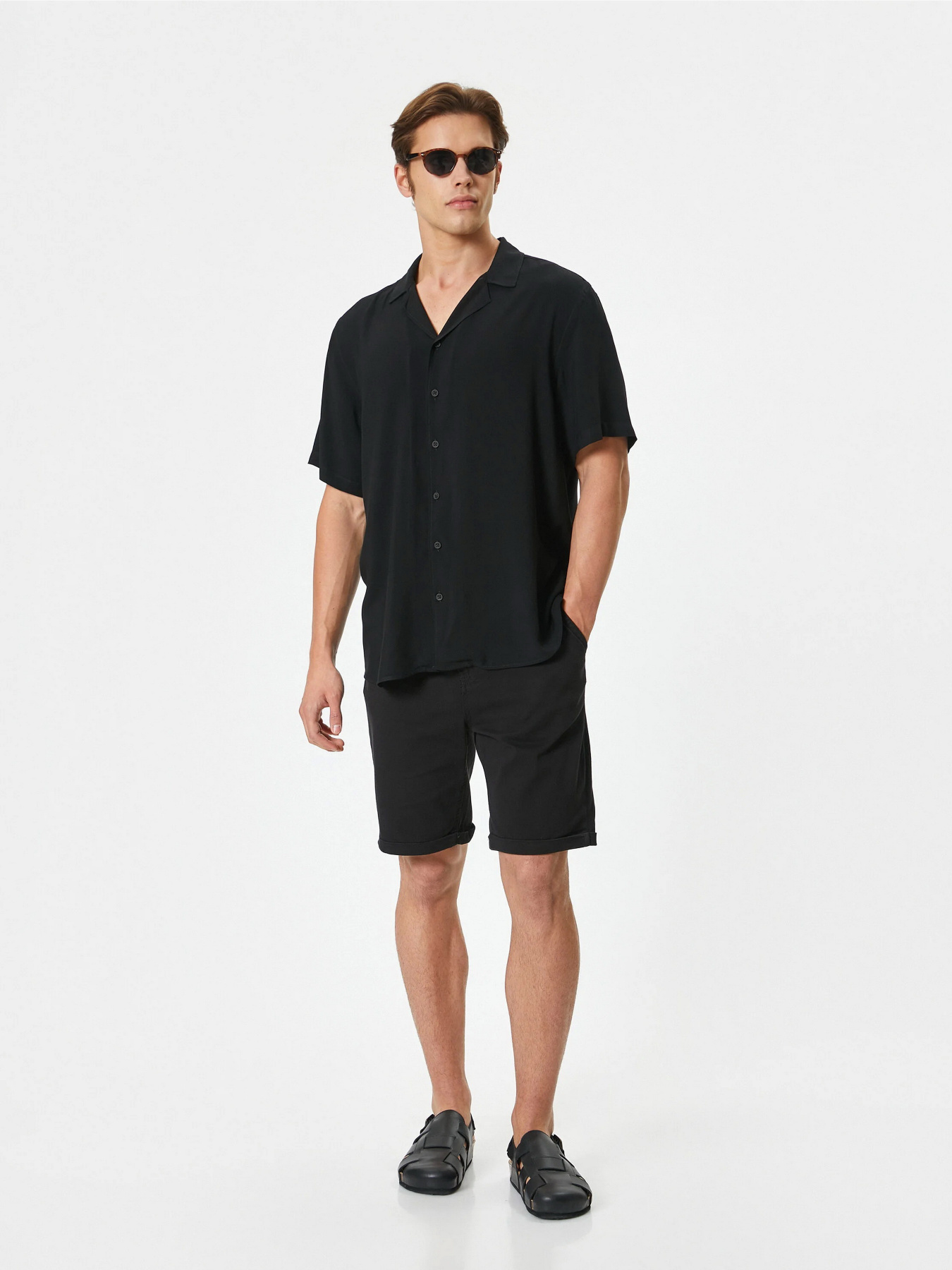 Повседневные шорты Koton модель 4SAM40064HW999 Повседневные шорты Koton модель 4SAM40064HW999 Фото