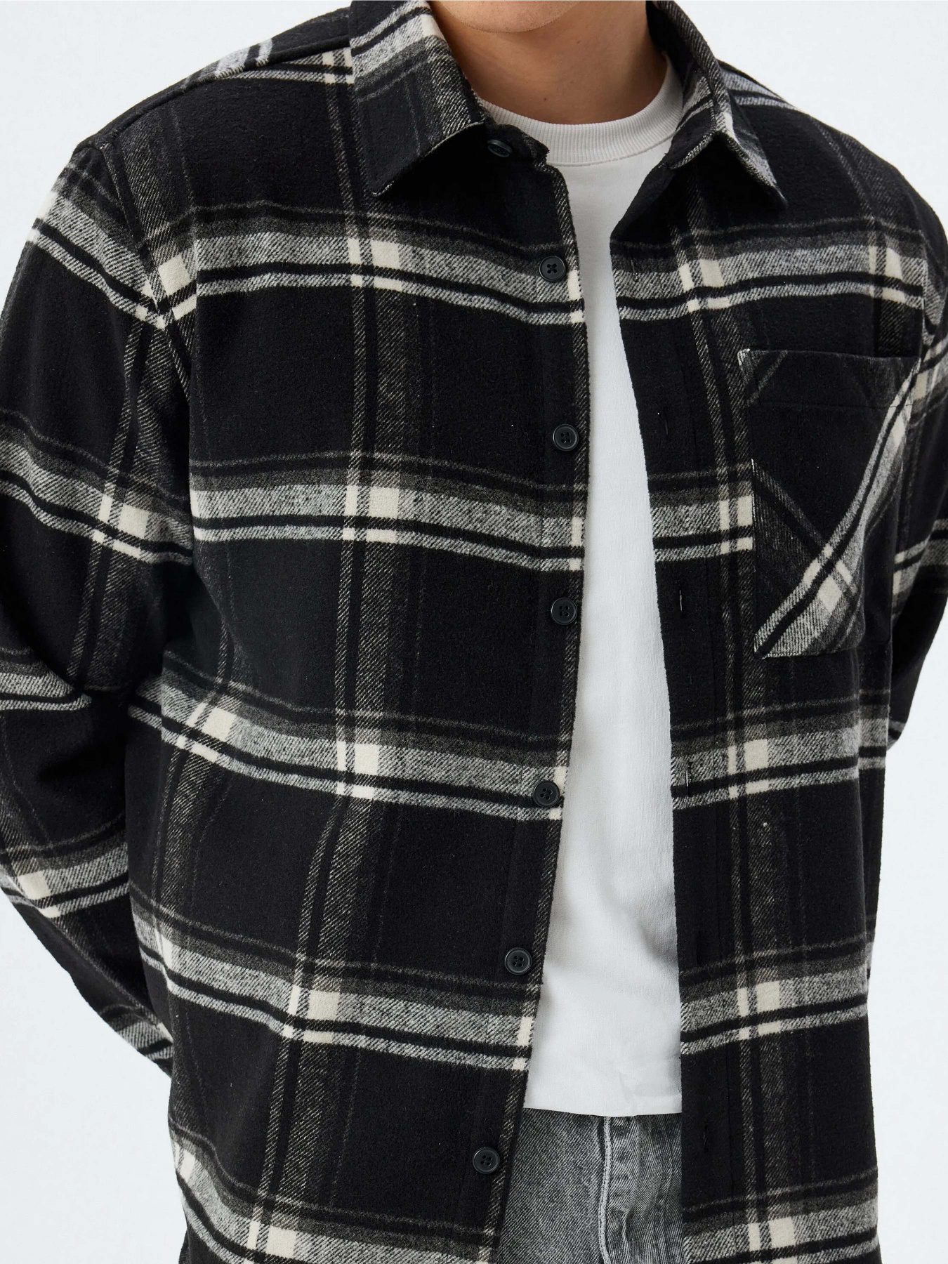 Рубашка повседневная Koton модель 5WAM60022HW9C9 Фото