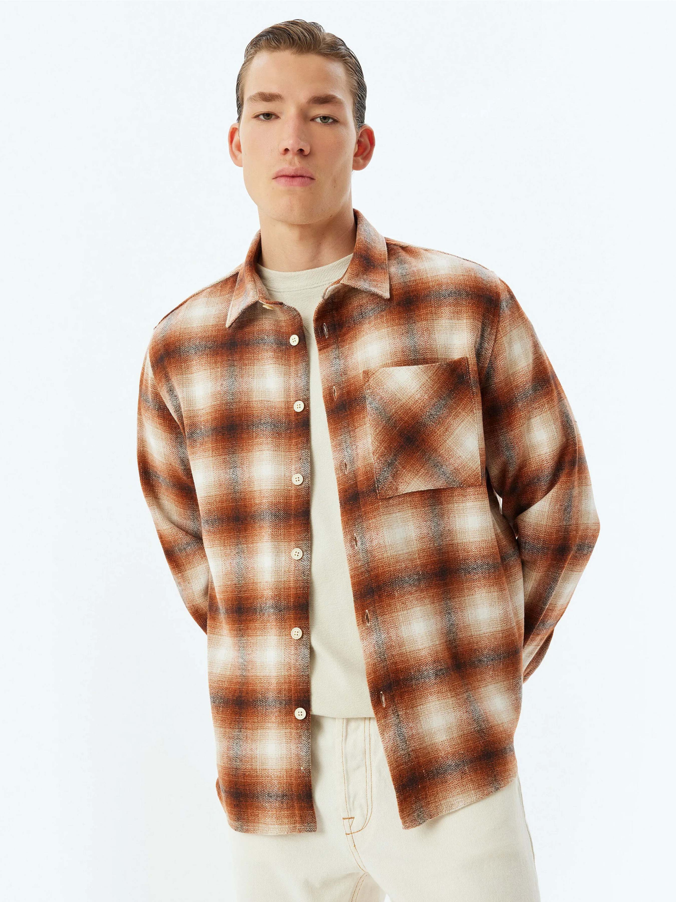 Рубашка Koton модель 5WAM60023HW2C0 Фото