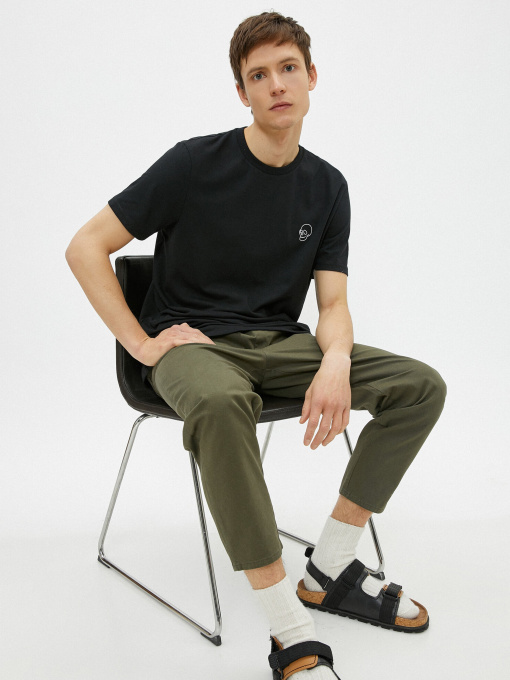 Повсякденні штани Koton модель 1YAM42101BW898 Фото