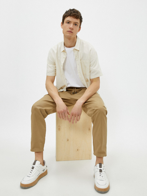 Брюки повседневные Koton модель 1YAM42101BW100 Фото