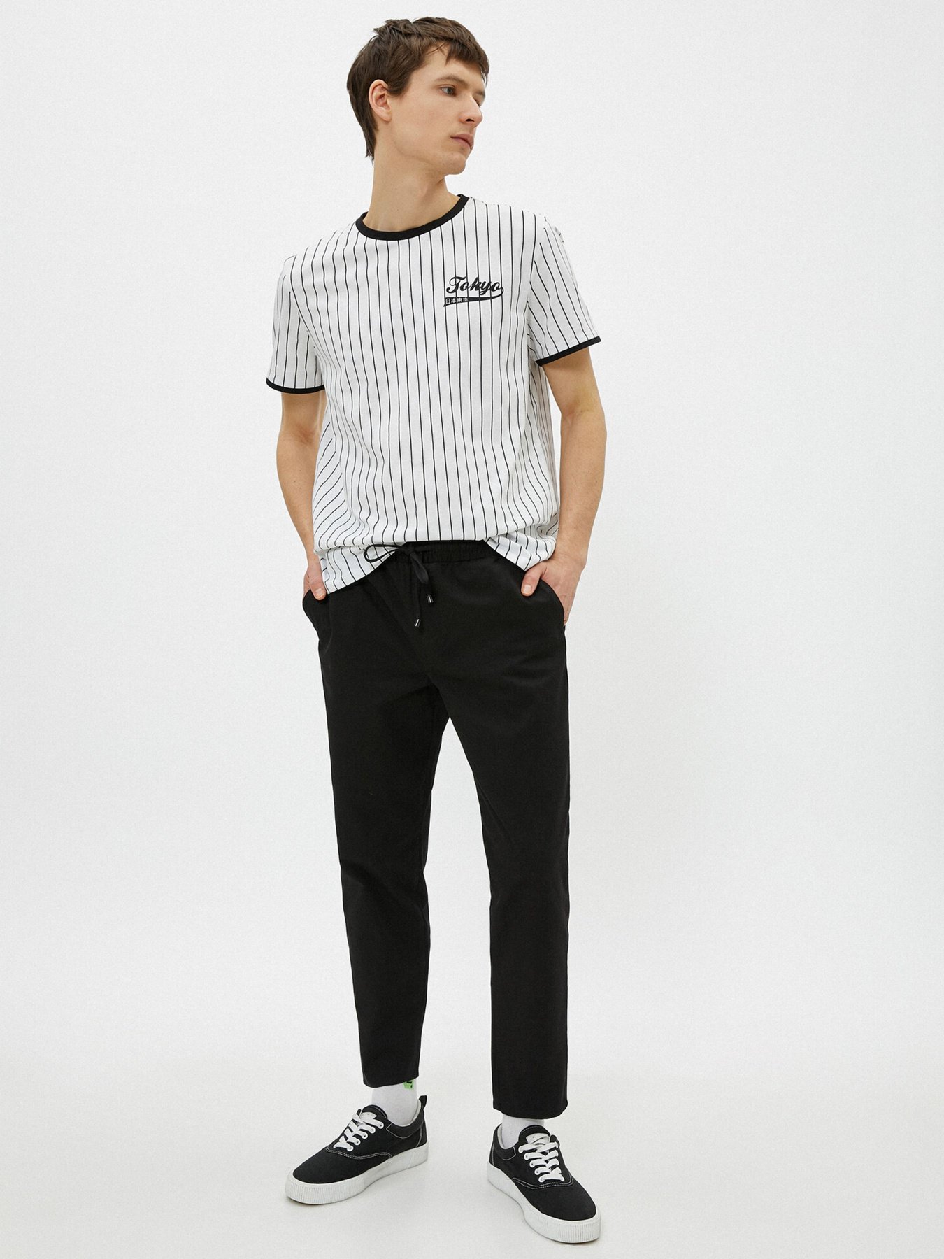 Повседневные штаны Koton модель 1YAM42101BW999 Фото