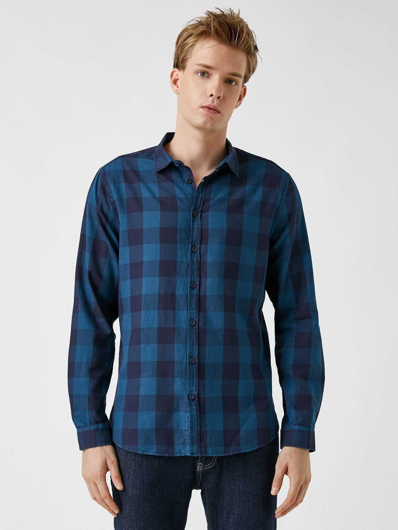 Сорочка повсякденна Koton модель 1YAM65217KW06W Фото