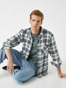 Сорочка повсякденна Koton модель 2KAM64114OW03W Фото