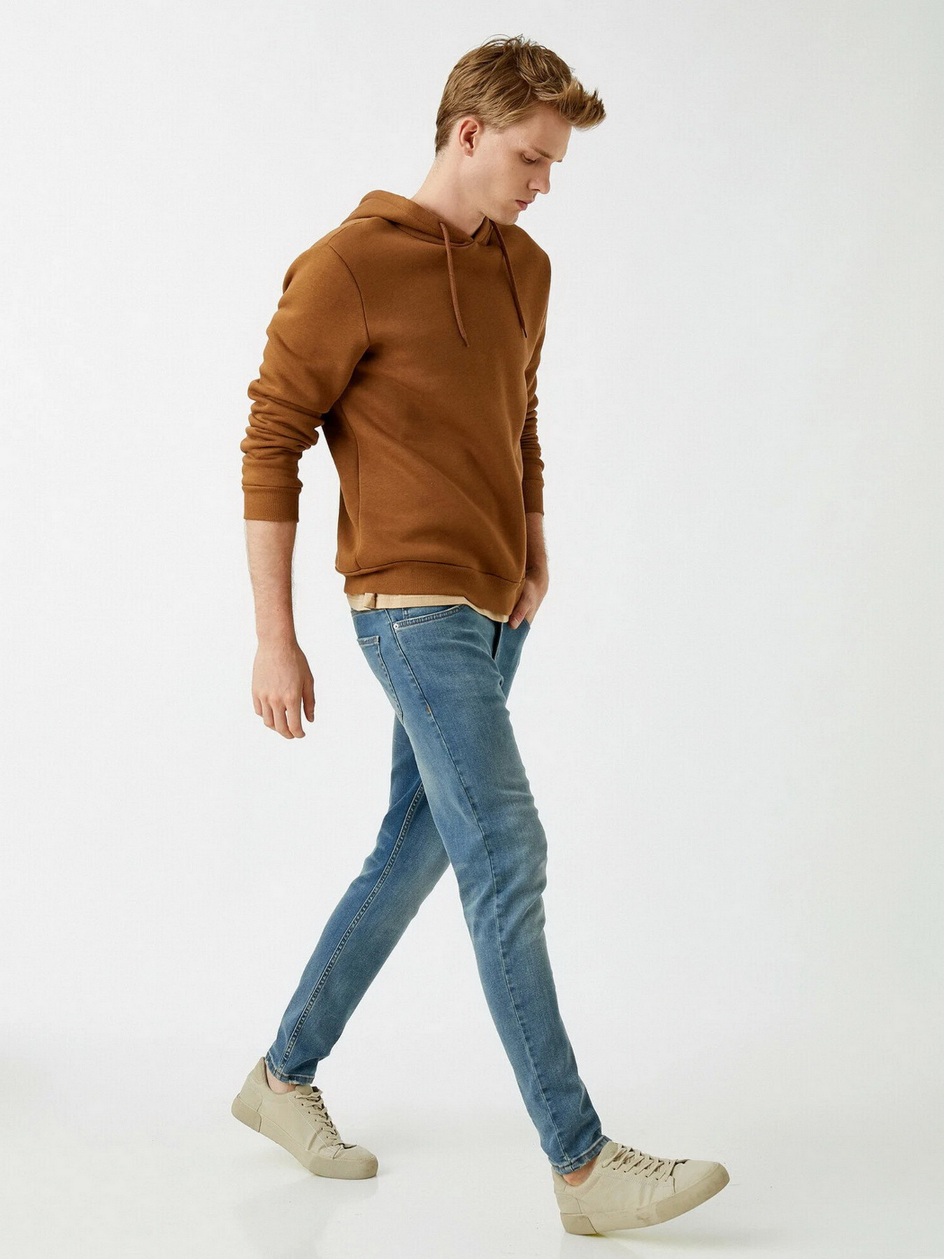 Зауженные джинсы Koton Joe Tapered модель 2KAM45044LD740 Фото