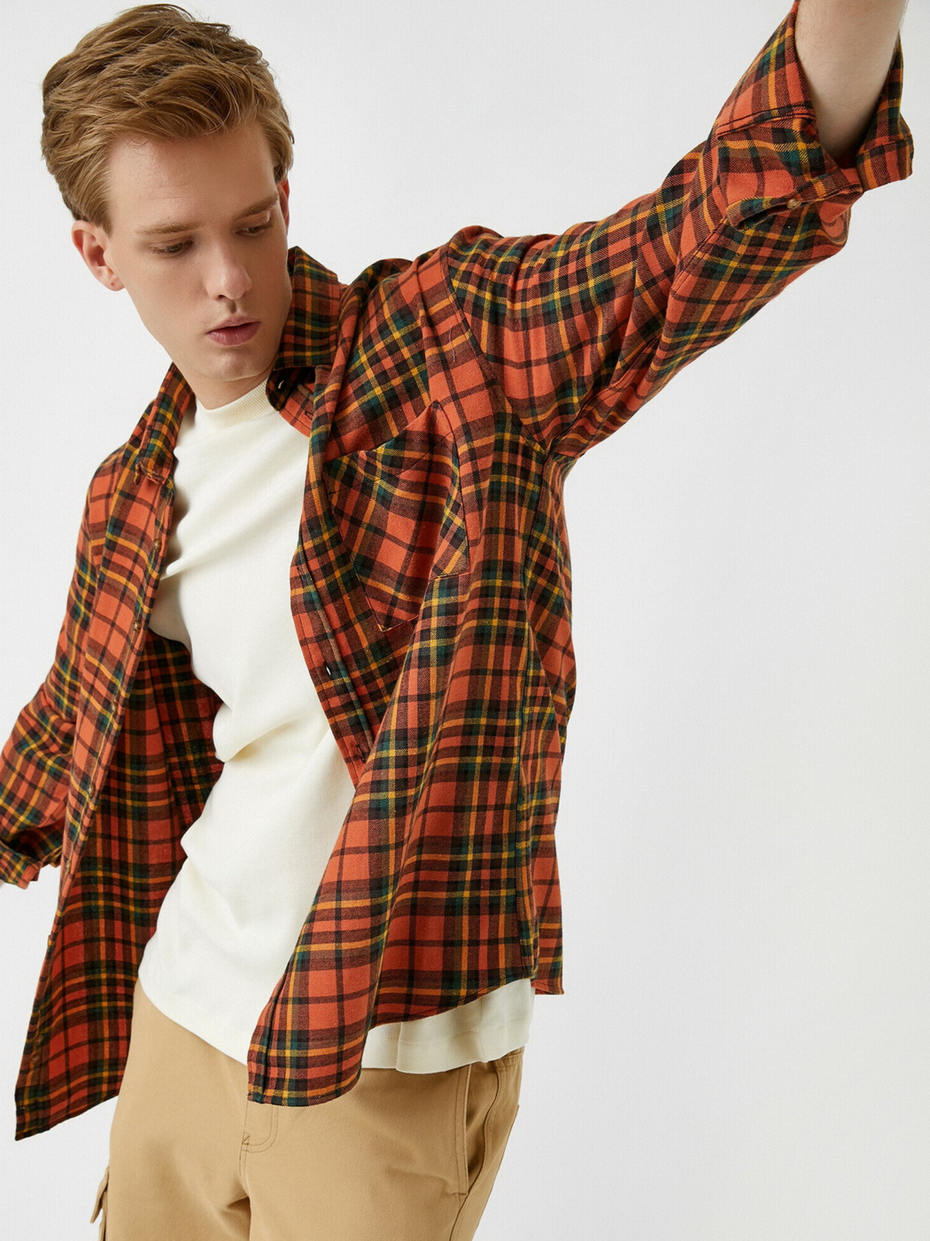 Сорочка повсякденна Koton модель 2KAM64117OW02W Фото