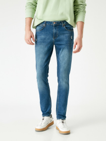 Зауженные джинсы Koton модель 2KAM43167LD700 Фото