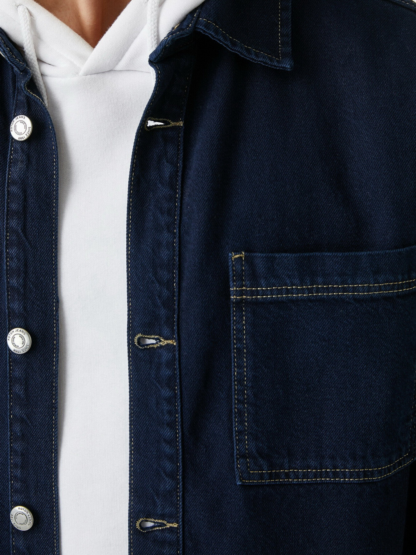 Джинсова куртка Koton модель 2kam53012ld741 Фото