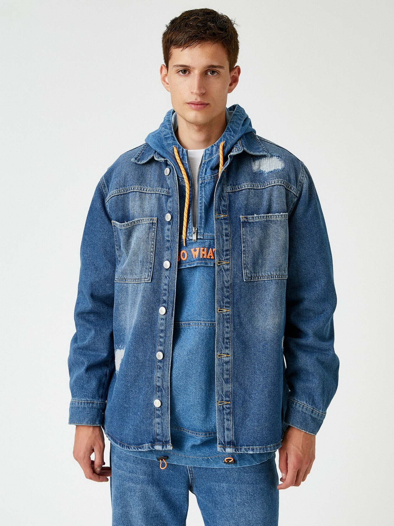 Джинсова куртка Koton модель 2kam53016ld600 Фото