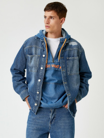 Джинсова куртка Koton модель 2kam53016ld600 Фото