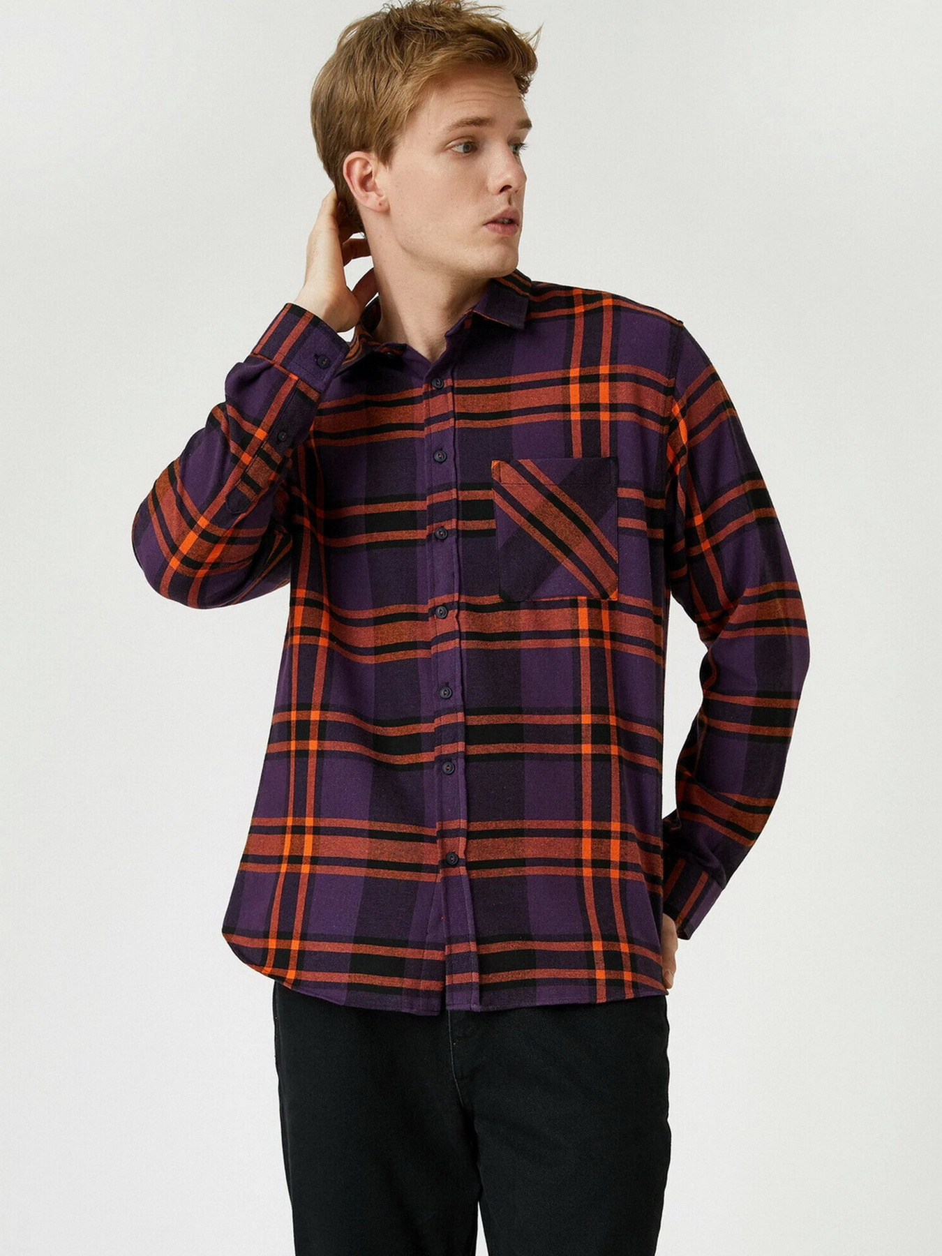 Сорочка повсякденна Koton модель 2KAM64120OW02W Фото