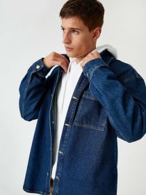 Джинсовая куртка Koton модель 2kam53012ld740 Фото