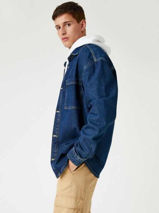 Джинсова куртка Koton модель 2kam53012ld740 Фото