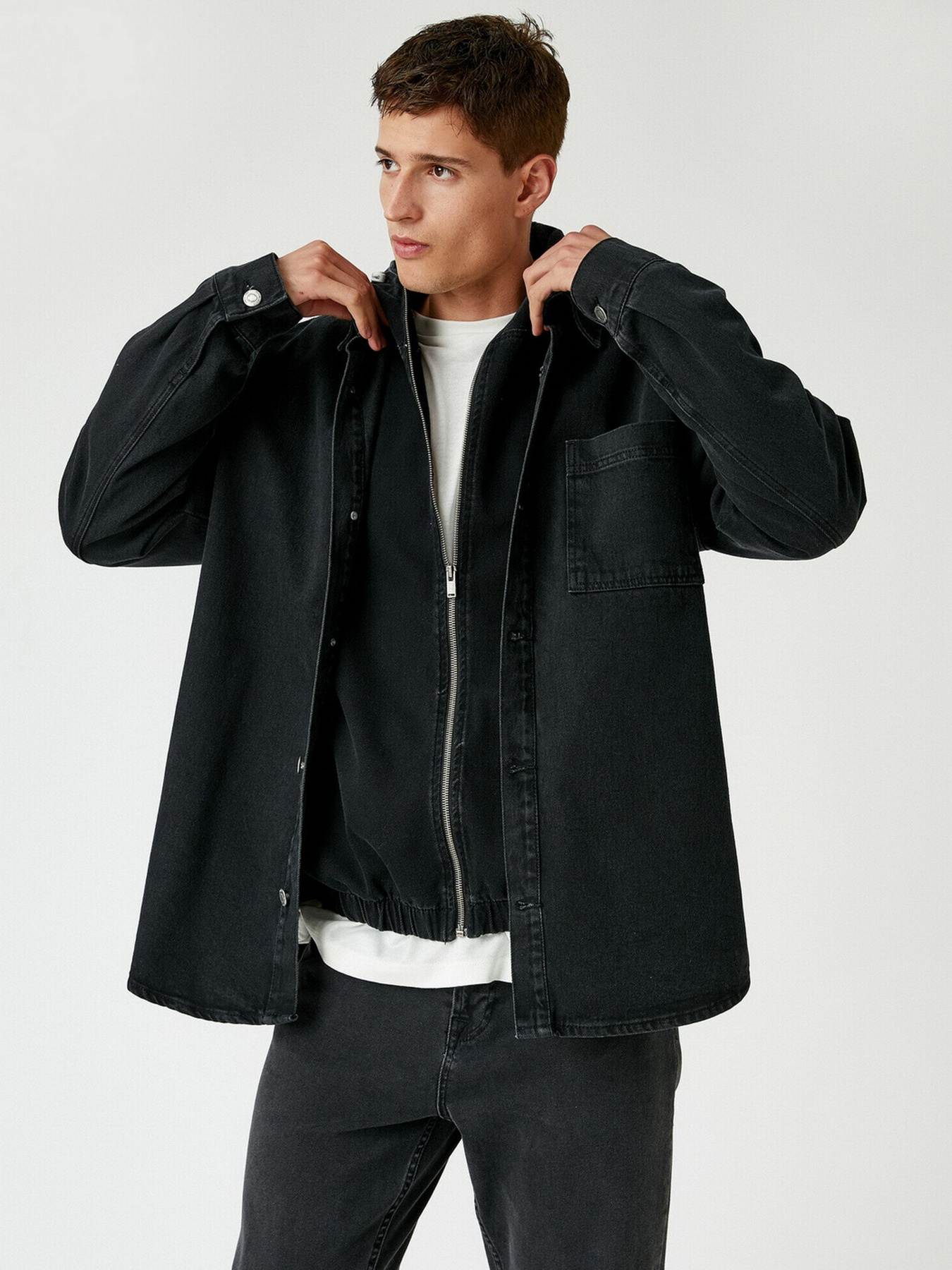 Джинсова куртка Koton модель 2kam53011ld999 Джинсова куртка Koton модель 2kam53011ld999 Фото