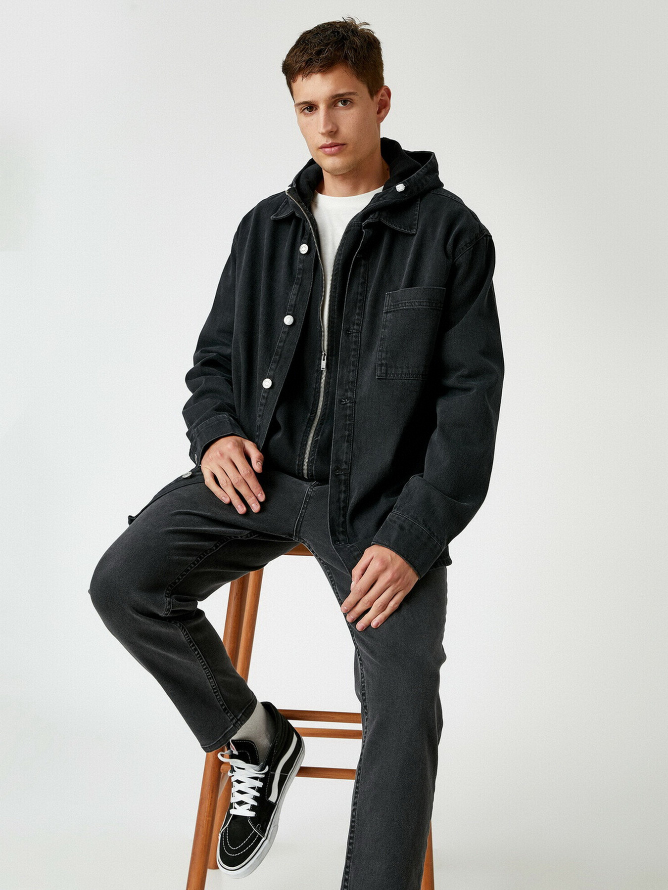 Джинсова куртка Koton модель 2kam53011ld999 Джинсова куртка Koton модель 2kam53011ld999 Фото