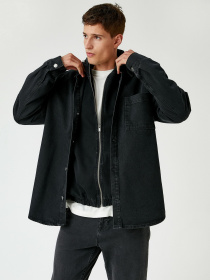 Джинсова куртка Koton модель 2kam53011ld999 Джинсова куртка Koton модель 2kam53011ld999 Фото