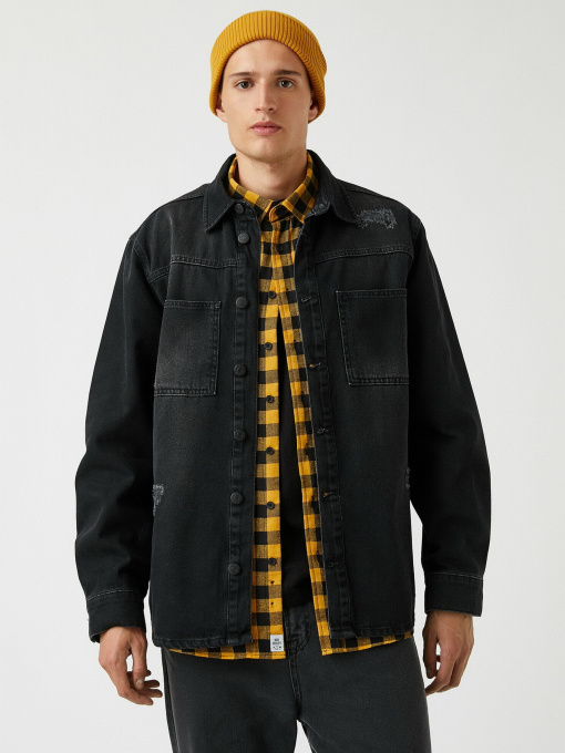 Джинсовая куртка Koton модель 2kam53016ld999 Фото