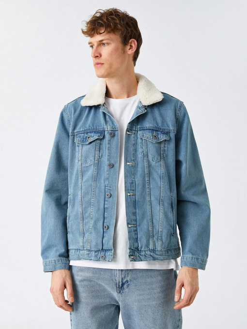 Джинсова куртка Koton модель 2YAM53005LD600 Фото