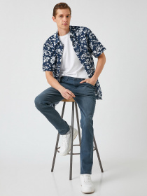 Завужені джинси Koton Brad Slim модель 2YAM43868LD700 Фото