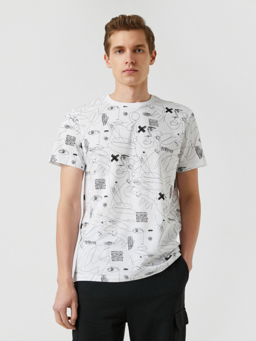 Футболка Koton модель 2SAM10687HK0D0 Фото