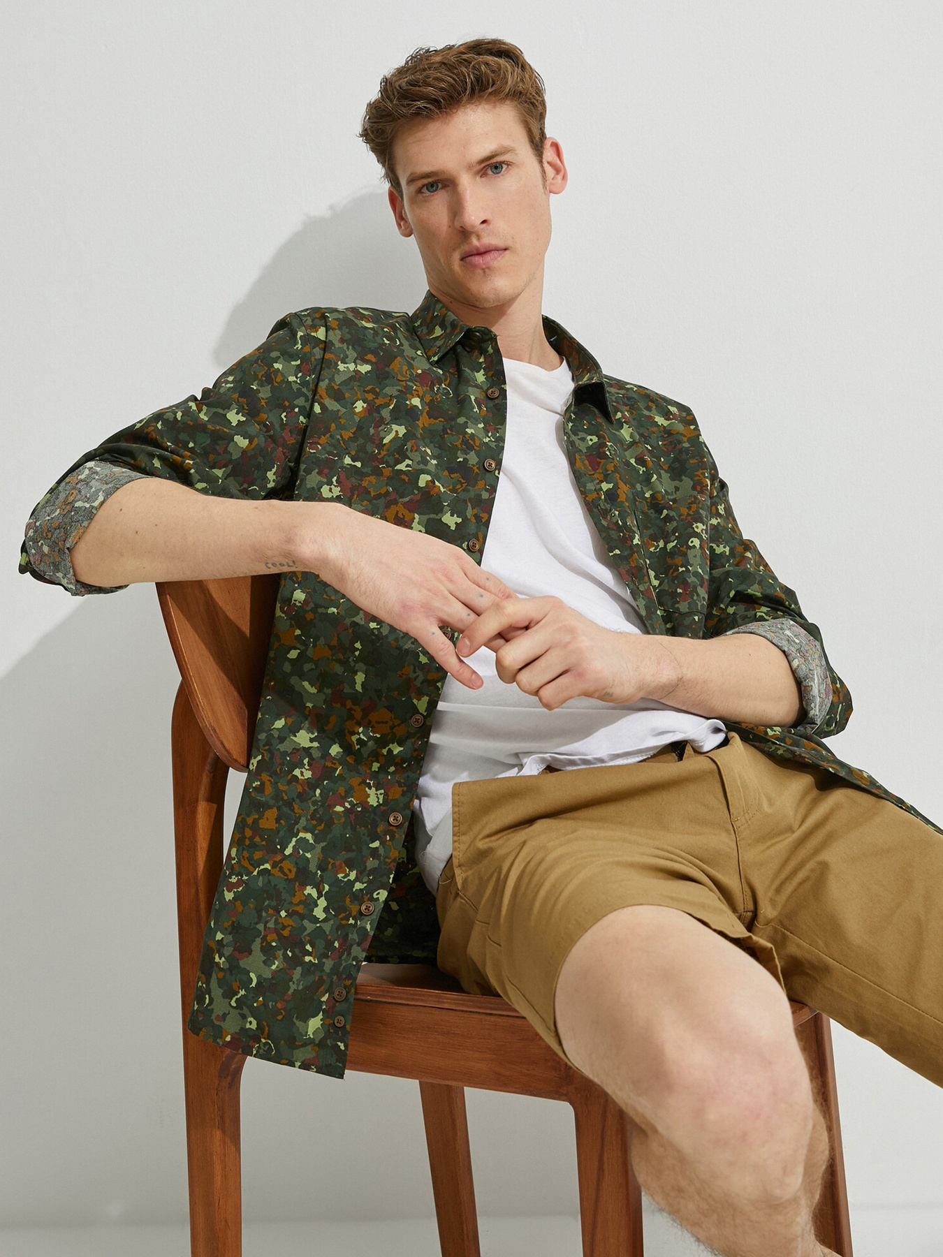 Рубашка Koton модель 1YAM64425OW01A Фото