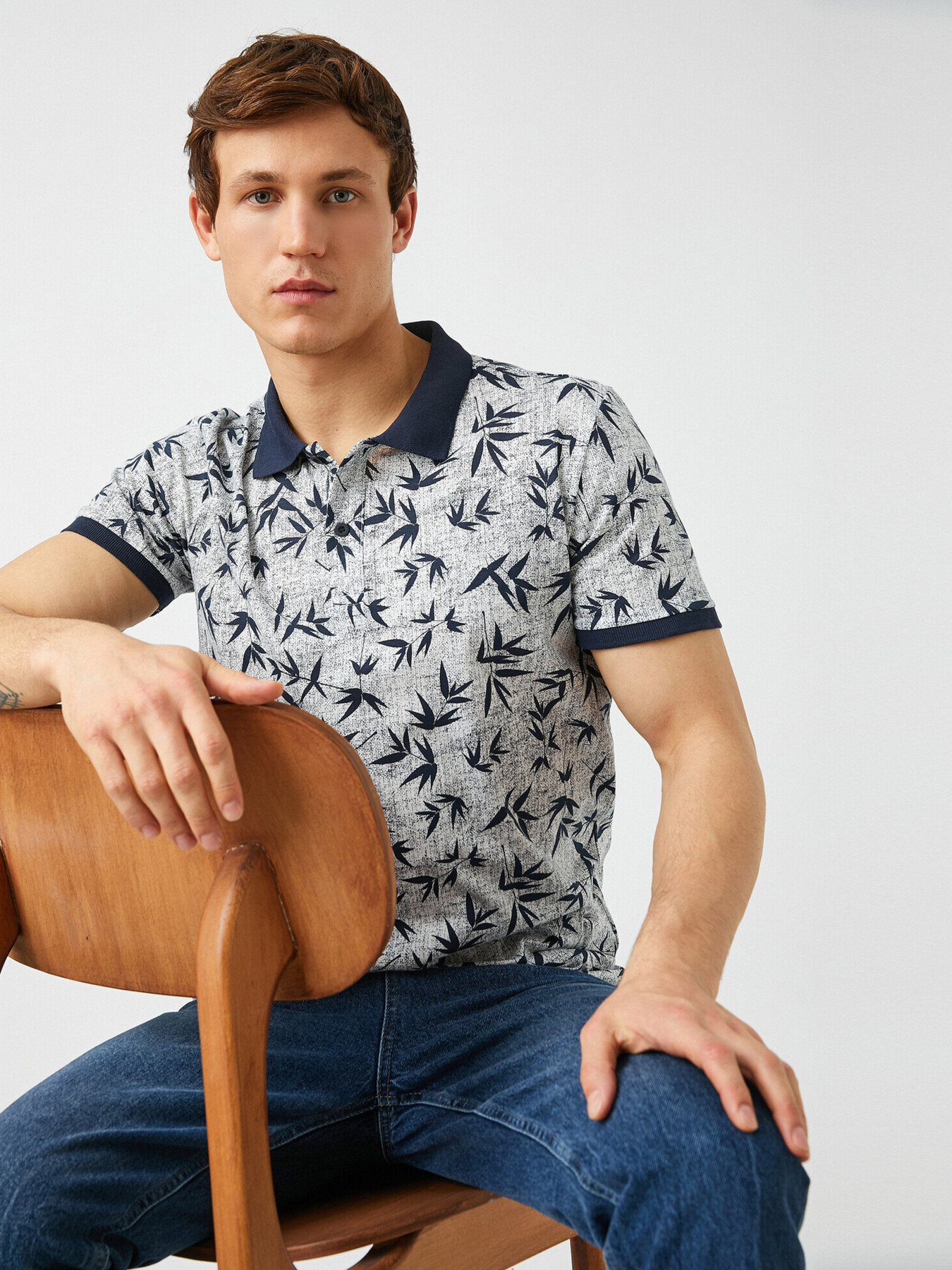 Поло Koton модель 2SAM10052MK6D1 Поло Koton модель 2SAM10052MK6D1 Фото