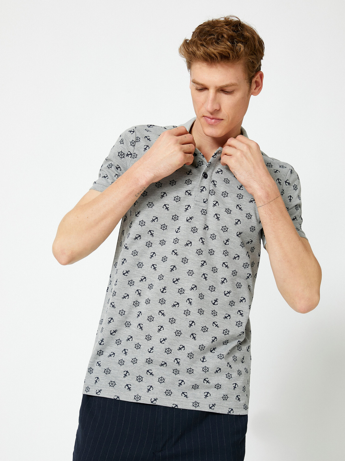 Поло Koton модель 1YAM11749HK023 Фото