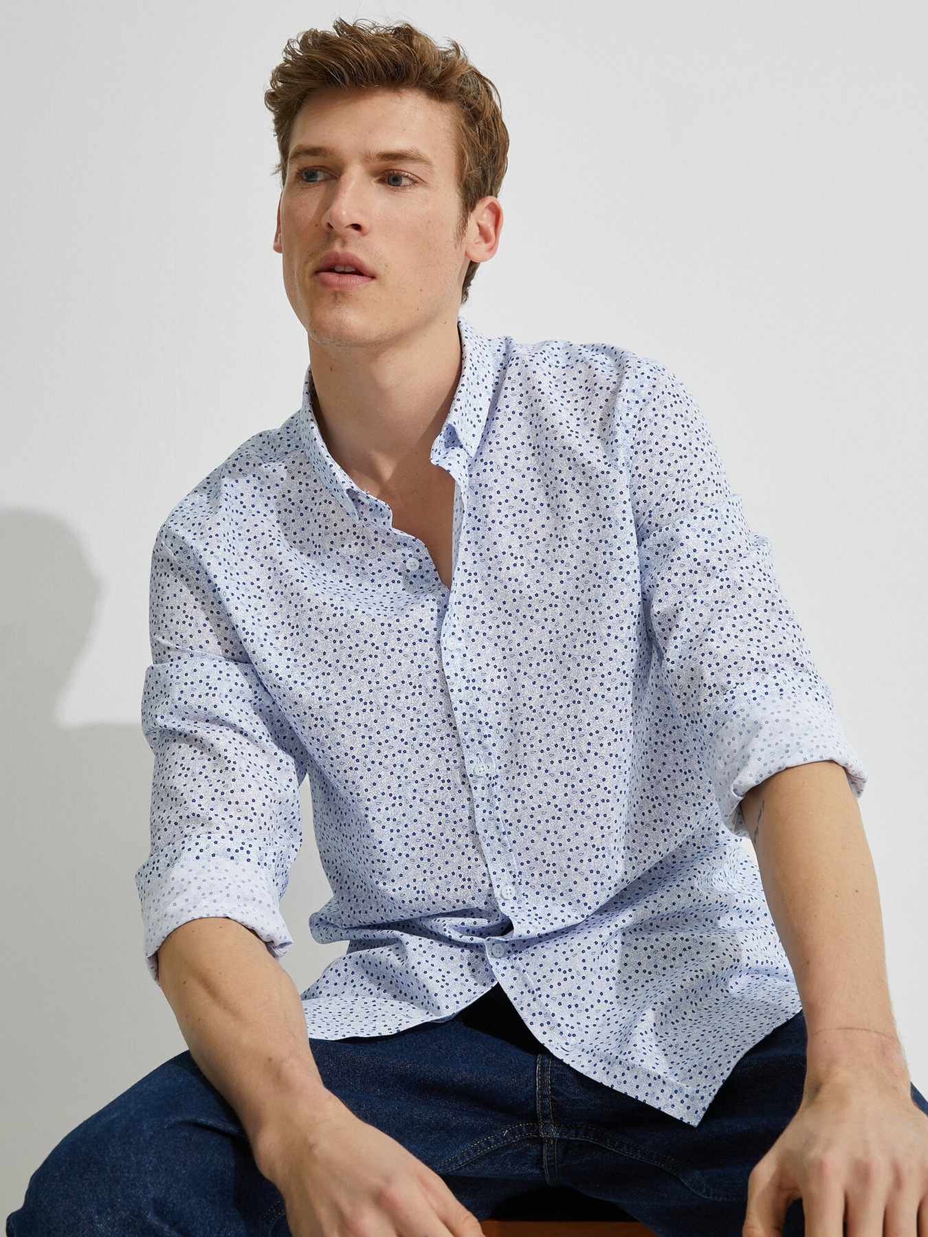 Рубашка Koton модель 1YAM69004NW650 Фото