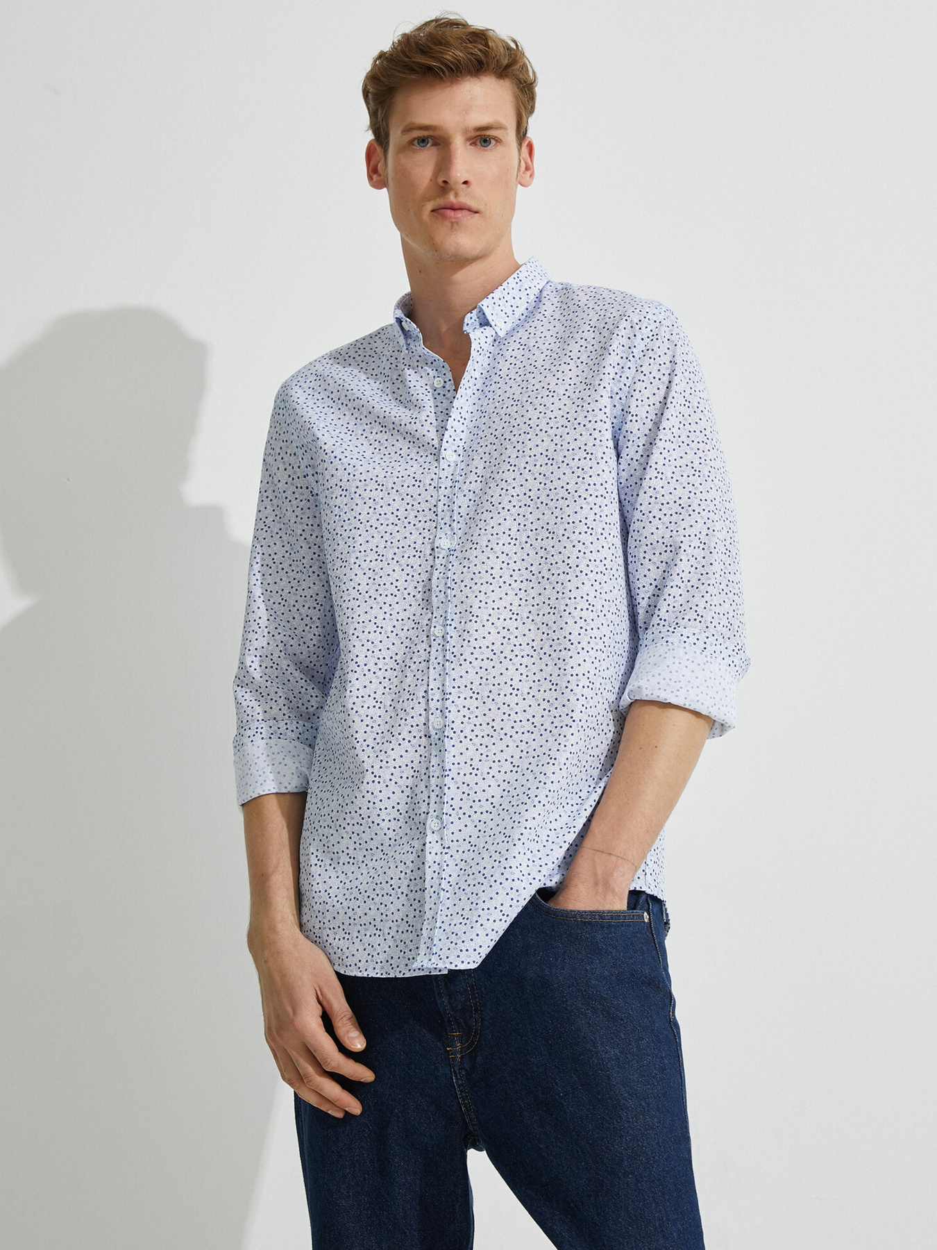 Сорочка повсякденна Koton модель 1YAM69004NW650 Фото