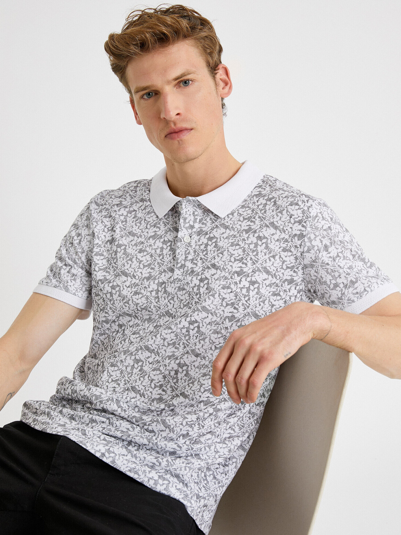 Поло Koton модель 1YAM11009LK04F Фото